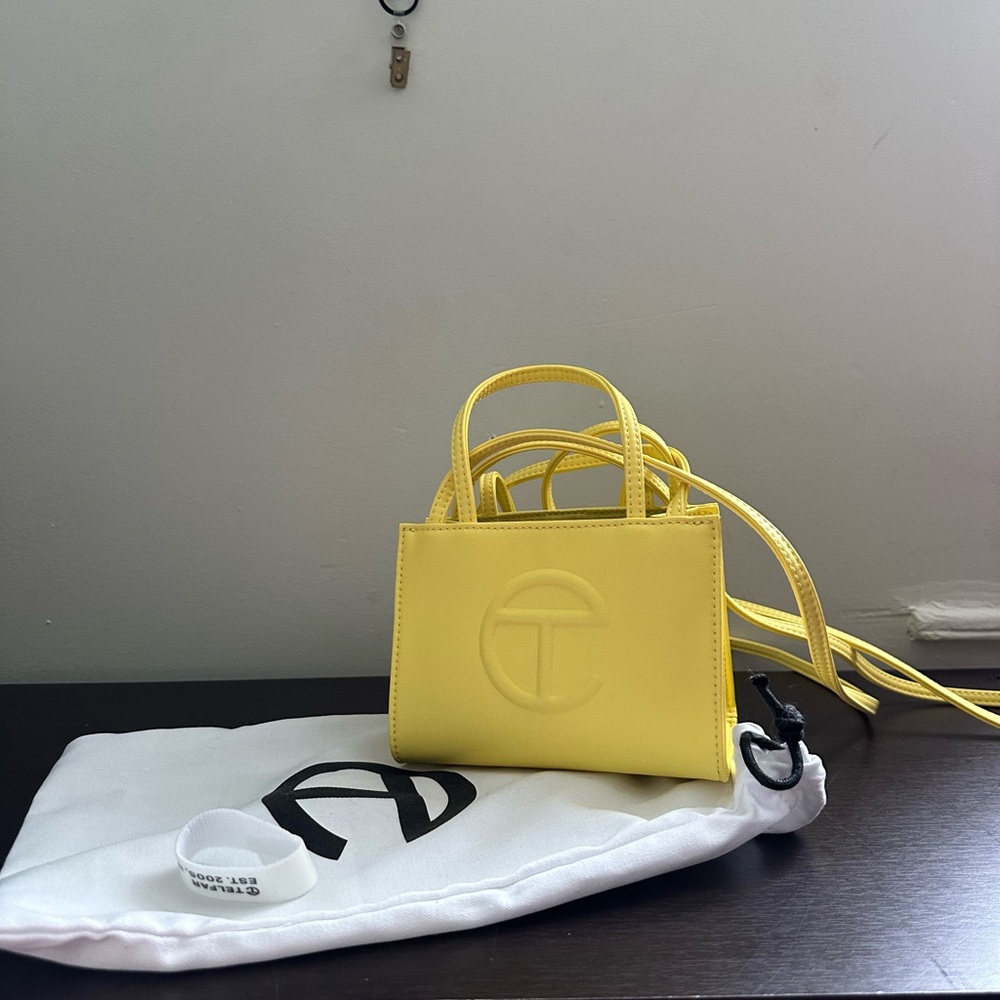 LIKE NEW Telfar Small Margarine Shopping Bag